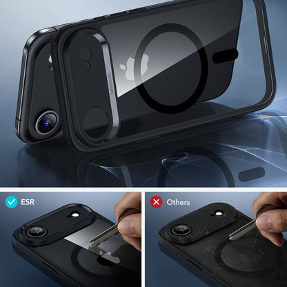 Funda MagSafe para Apple iPhone 17 Air, ESR, Classic Hybrid, Negra Transparente