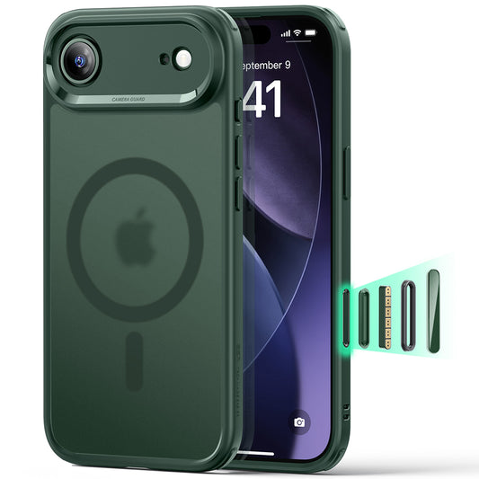 Funda MagSafe para Apple iPhone 17 Air, ESR, Classic Hybrid, Verde Satinado