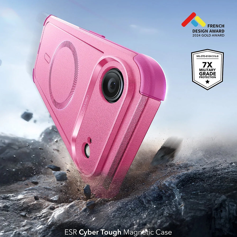 Funda MagSafe para Apple iPhone 17 Air, ESR, Cyber, Rosa