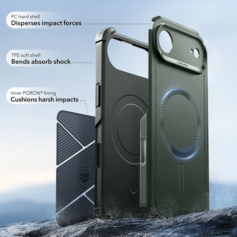 Funda MagSafe para Apple iPhone 17 Air, ESR, Cyber, Verde