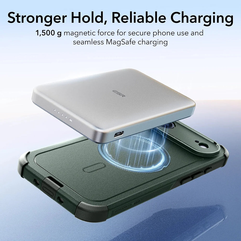 Funda MagSafe para Apple iPhone 17 Air, ESR, Cyber, Verde