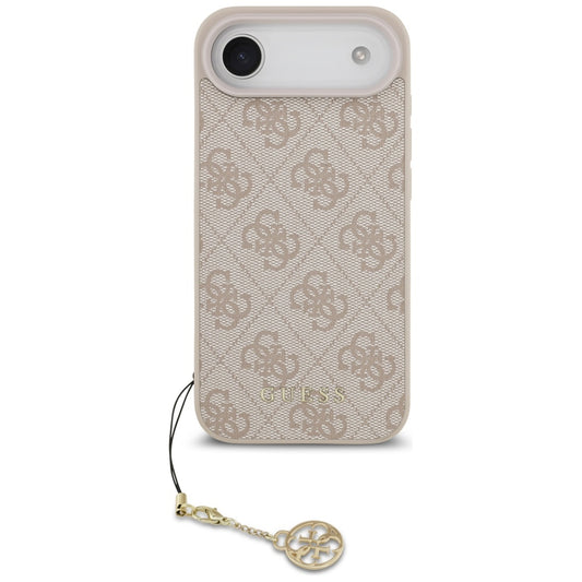 Funda MagSafe para Apple iPhone 17 Air, Guess, 4G Charm Cradle, Rosa