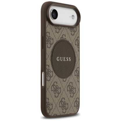 Funda MagSafe para Apple iPhone 17 Air, Guess, 4G Circle Classic Logo, Marrón