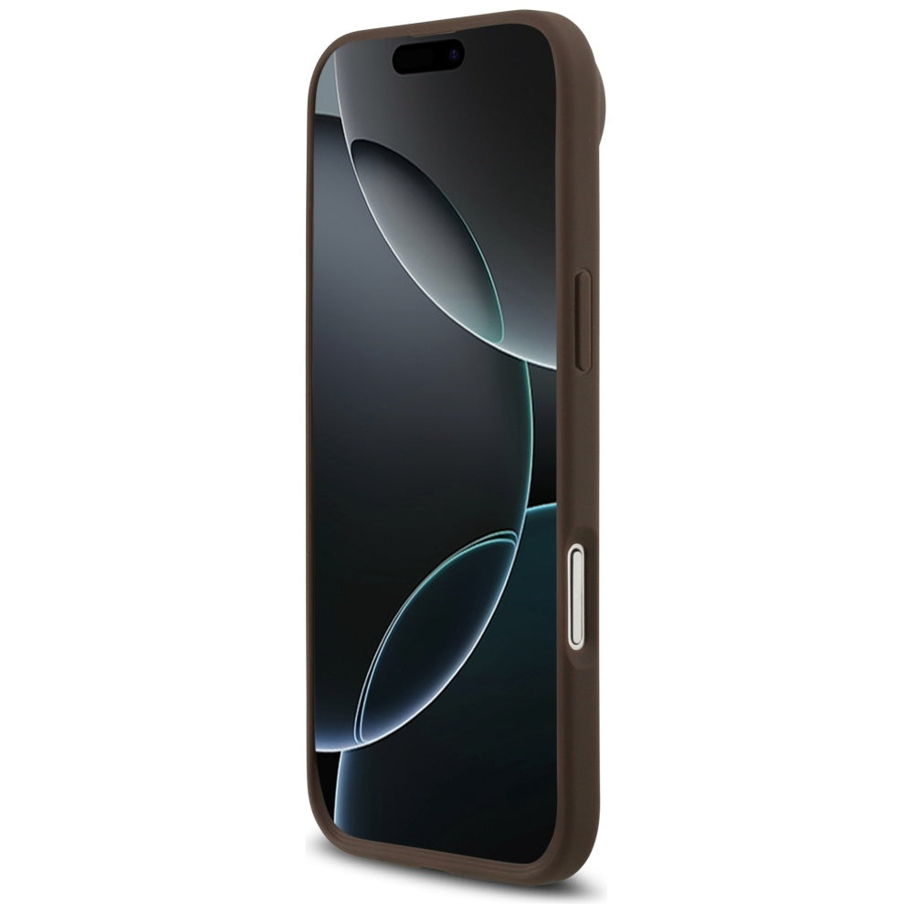 Funda MagSafe para Apple iPhone 17 Air, Guess, 4G Circle Classic Logo, Marrón