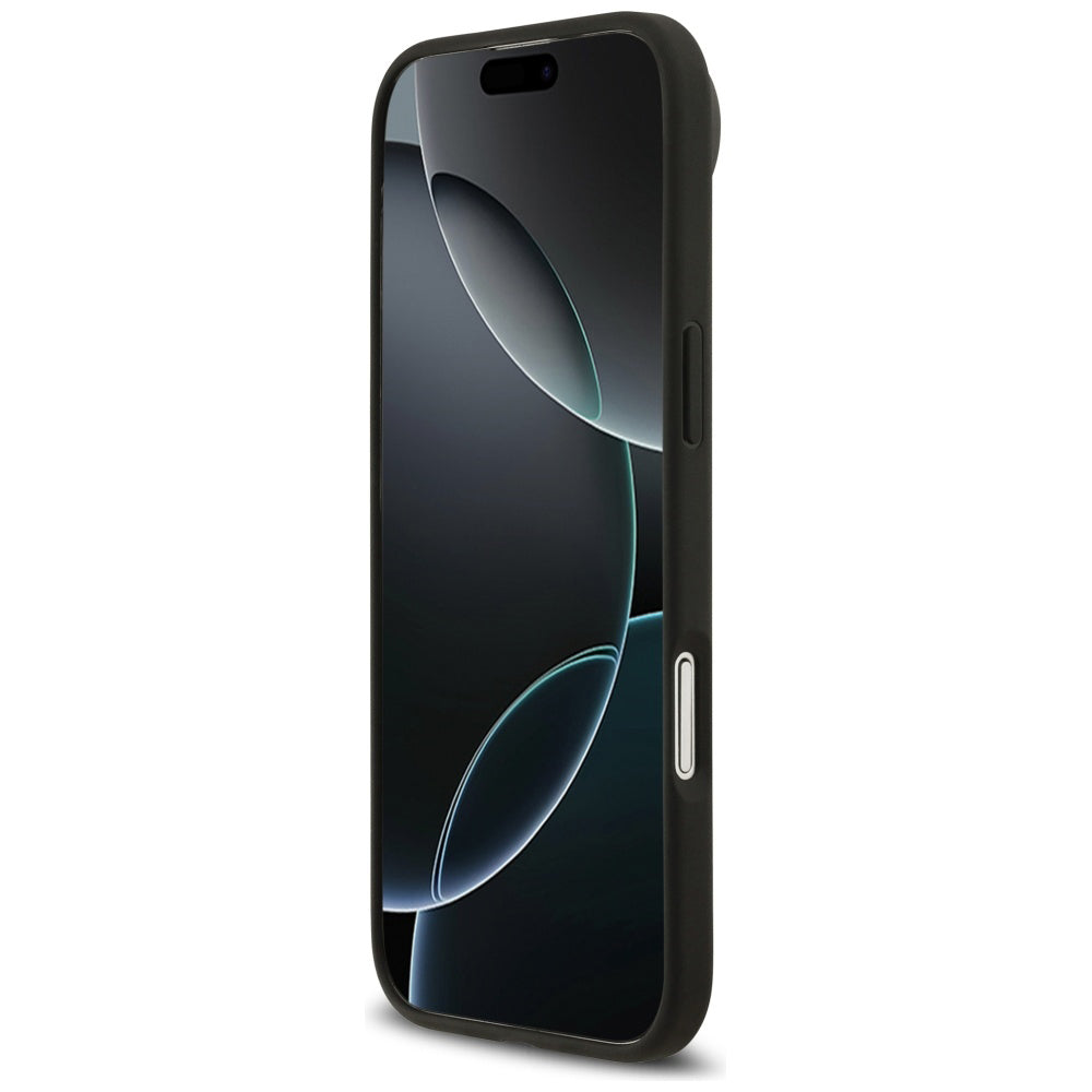 Funda MagSafe para Apple iPhone 17 Air, Guess, 4G Circle Classic Logo, Negra