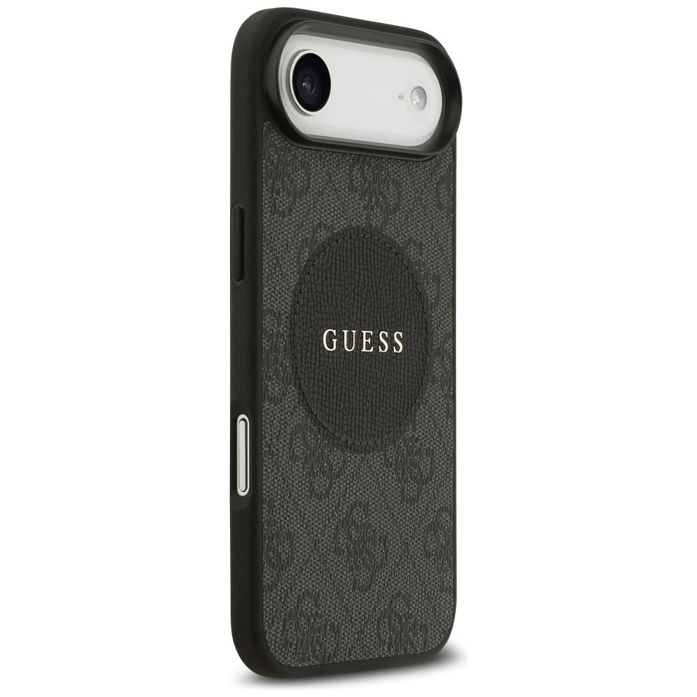 Funda MagSafe para Apple iPhone 17 Air, Guess, 4G Circle Classic Logo, Negra