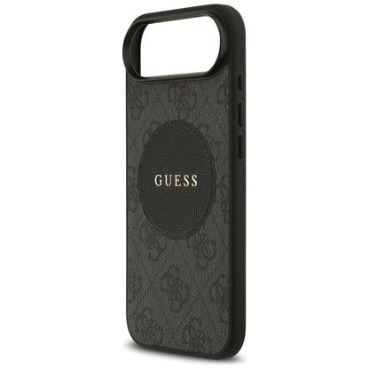 Funda MagSafe para Apple iPhone 17 Air, Guess, 4G Circle Classic Logo, Negra