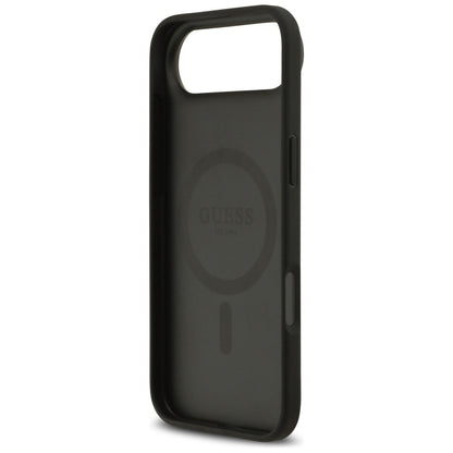 Funda MagSafe para Apple iPhone 17 Air, Guess, 4G Circle Classic Logo, Negra