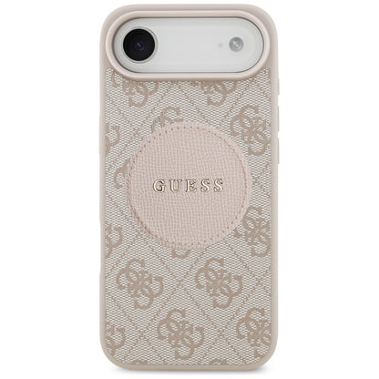 Funda MagSafe para Apple iPhone 17 Air, Guess, 4G Circle Classic Logo, Rosa