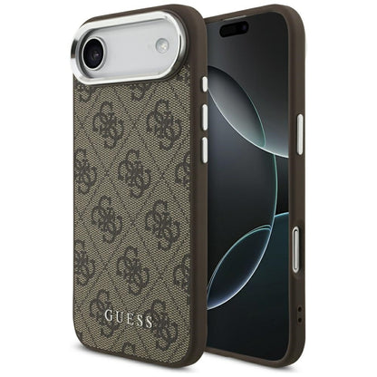 Funda MagSafe para Apple iPhone 17 Air, Guess, 4G Classic Logo, Marrón.