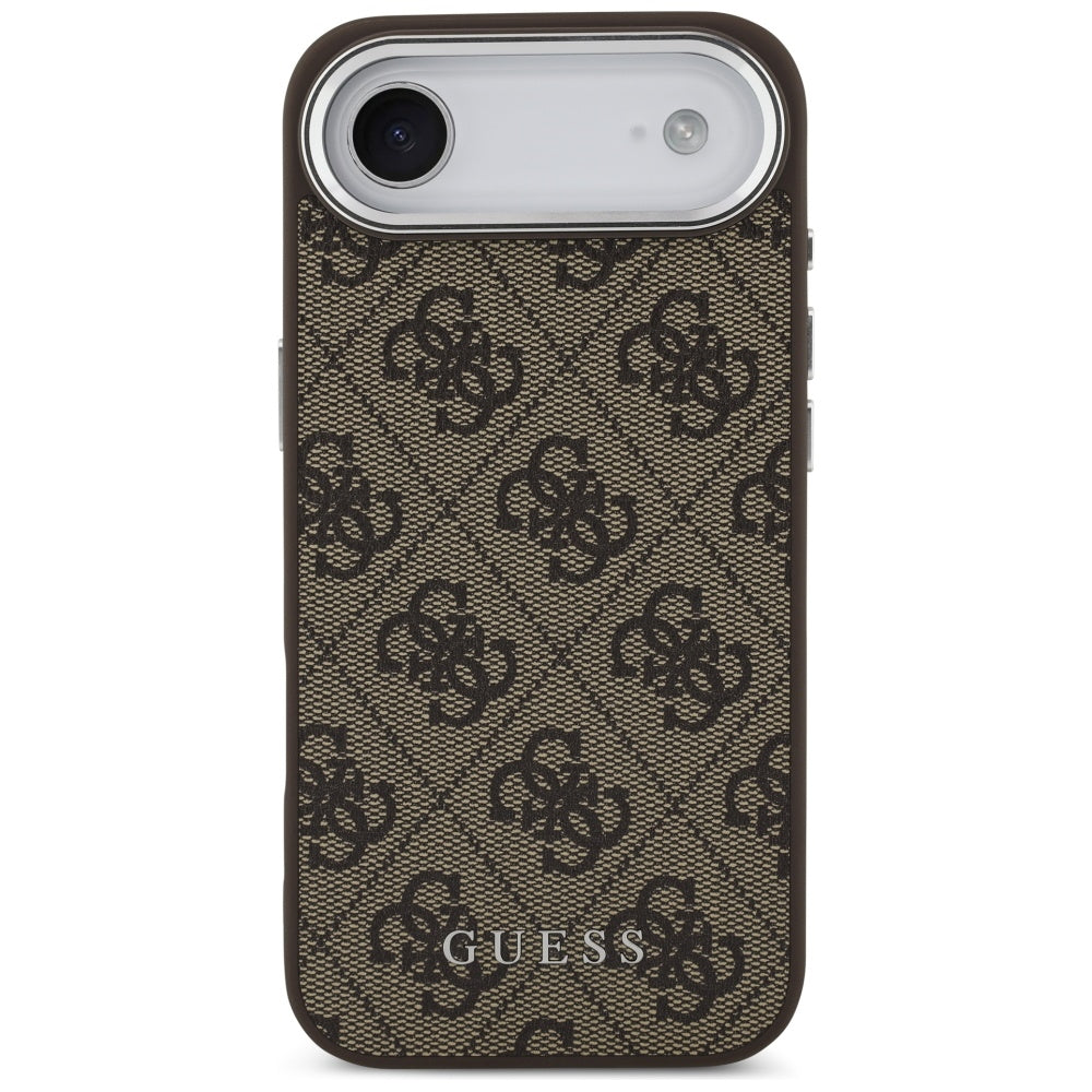 Funda MagSafe para Apple iPhone 17 Air, Guess, 4G Classic Logo, Marrón.