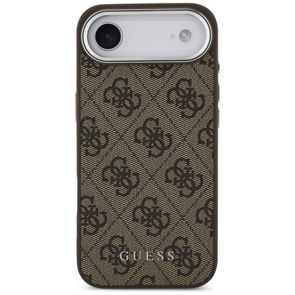 Funda MagSafe para Apple iPhone 17 Air, Guess, 4G Classic Logo, Marrón.