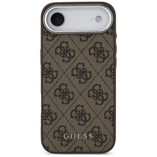 Funda MagSafe para Apple iPhone 17 Air, Guess, 4G Classic Logo, Marrón.