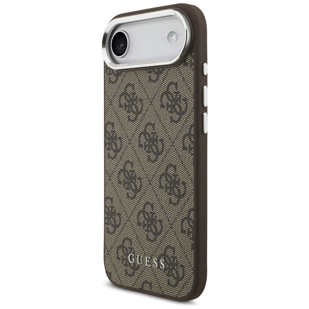 Funda MagSafe para Apple iPhone 17 Air, Guess, 4G Classic Logo, Marrón.