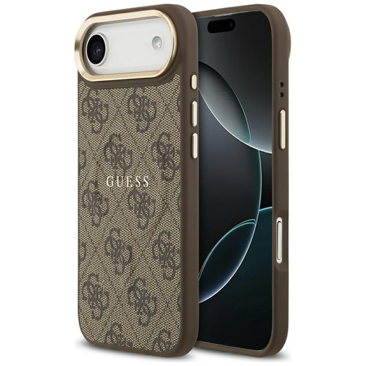 Funda MagSafe para Apple iPhone 17 Air, Guess, 4G Classic, Marrón