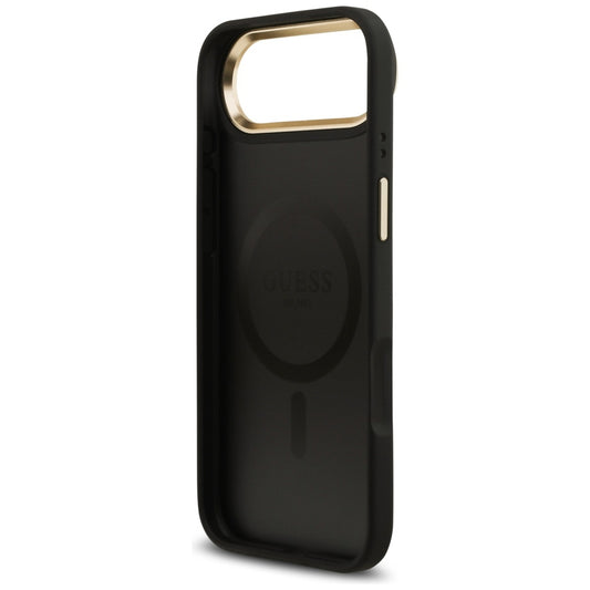 Funda MagSafe para Apple iPhone 17 Air, Guess, 4G Classic, Negra