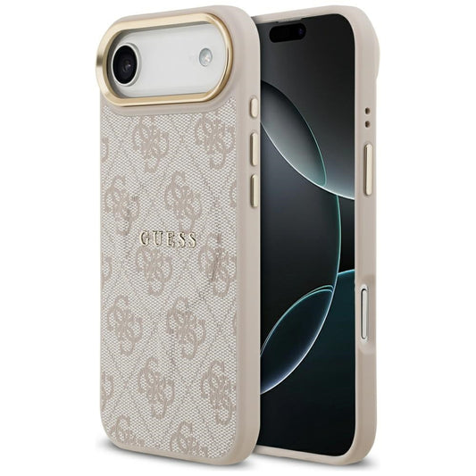 Funda MagSafe para Apple iPhone 17 Air, Guess, 4G Classic, Rosa.