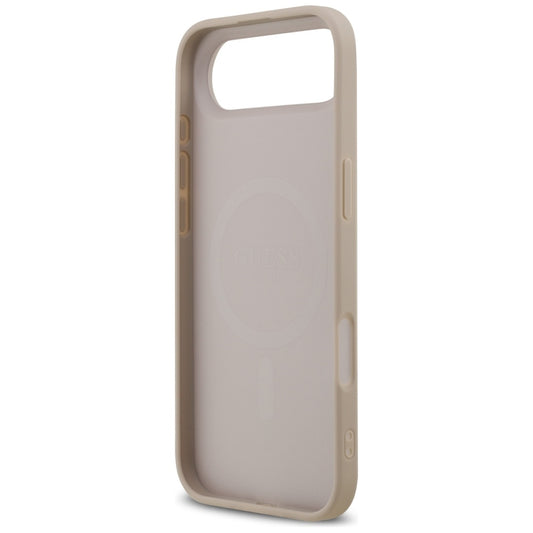 Funda MagSafe para Apple iPhone 17 Air, Guess, 4G Ring Classic Logo, Rosa