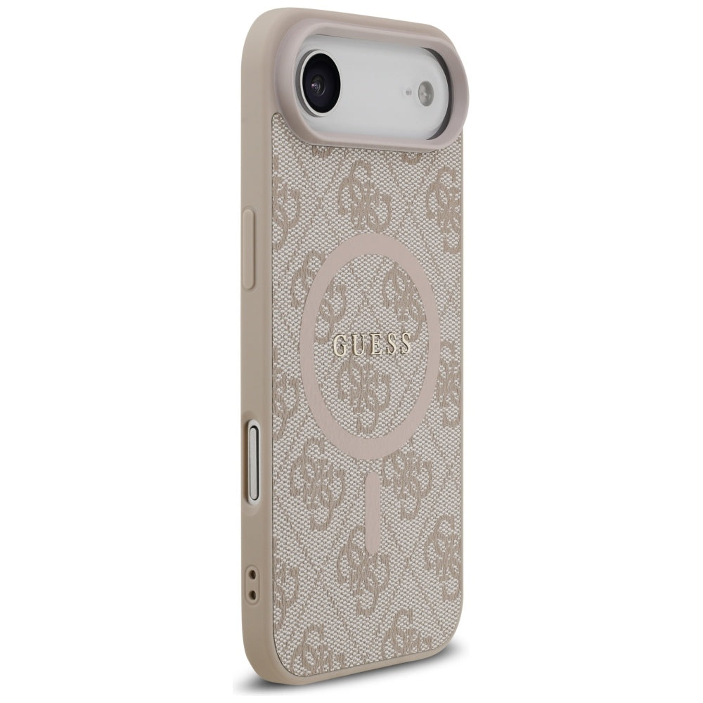 Funda MagSafe para Apple iPhone 17 Air, Guess, 4G Ring Classic Logo, Rosa