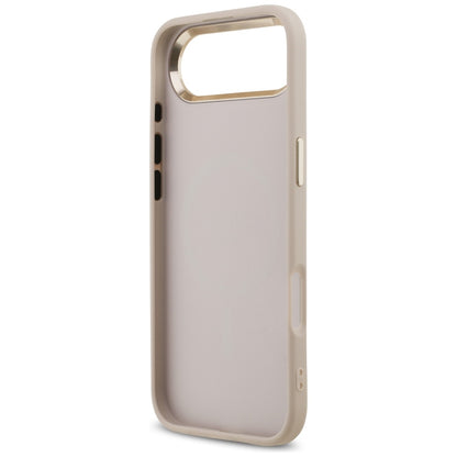 Funda MagSafe para Apple iPhone 17 Air, Guess, Logo Triángulo 4G, Rosa Dorado