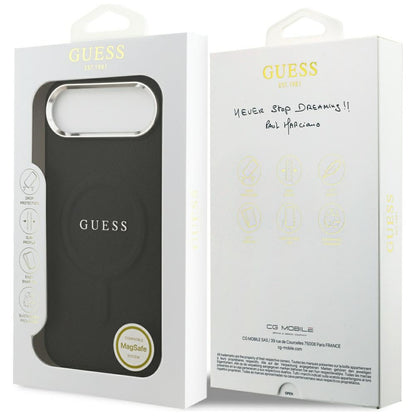 Funda MagSafe para Apple iPhone 17 Air, Guess, Classic Logo, Negra