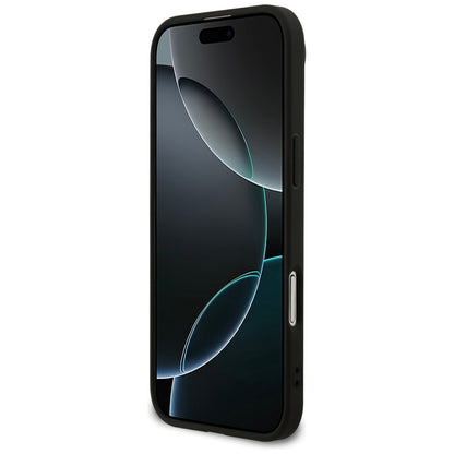 Funda MagSafe para Apple iPhone 17 Air, Guess, Saffiano Classic Logo, Negra