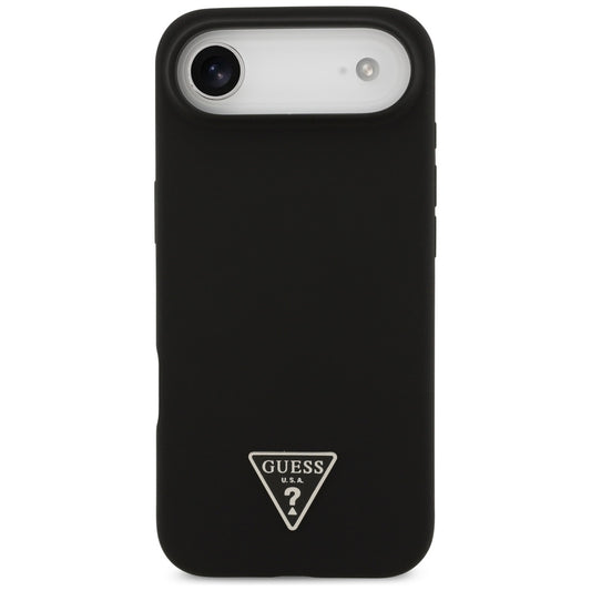 Funda MagSafe para Apple iPhone 17 Air, Guess, Logo Triangular, Negra