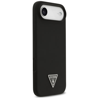 Funda MagSafe para Apple iPhone 17 Air, Guess, Logo Triangular, Negra