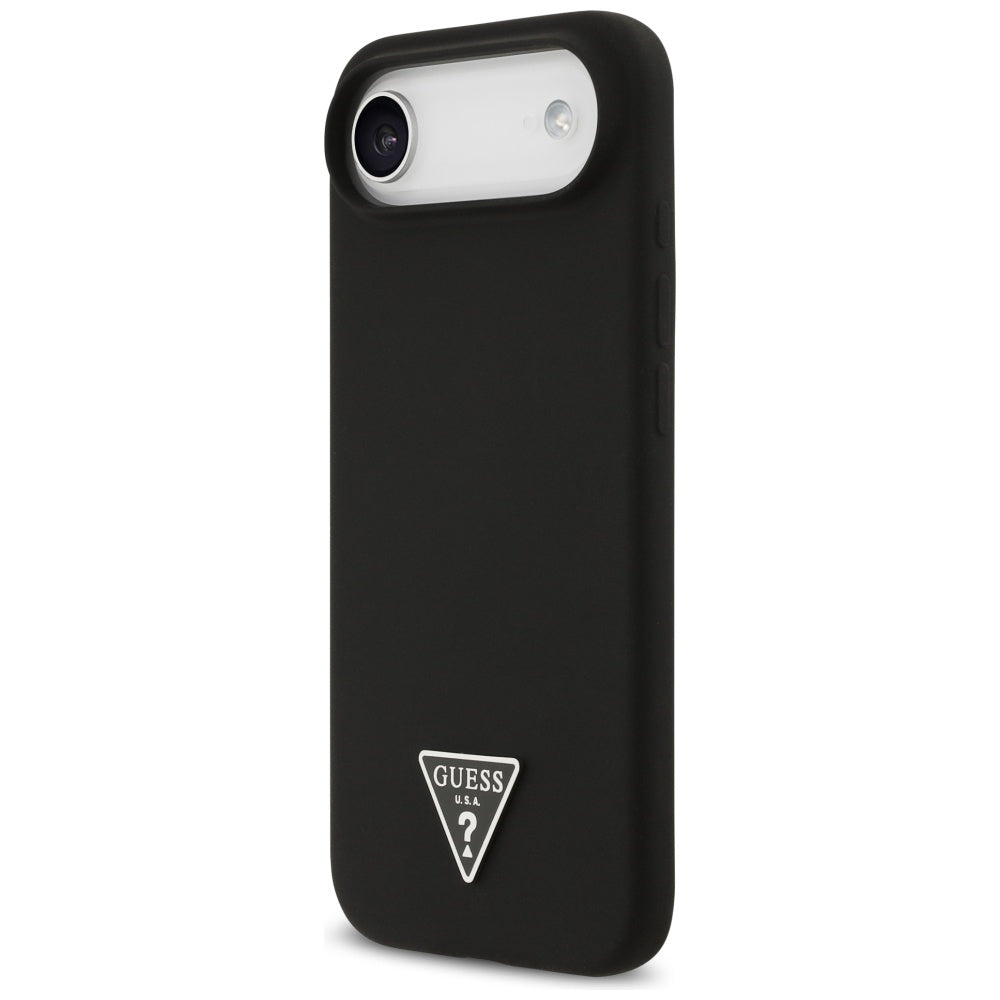 Funda MagSafe para Apple iPhone 17 Air, Guess, Logo Triangular, Negra