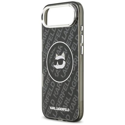 MagSafe Case for Apple iPhone 17 Air, Karl Lagerfeld, IML Choupette's Head, Black