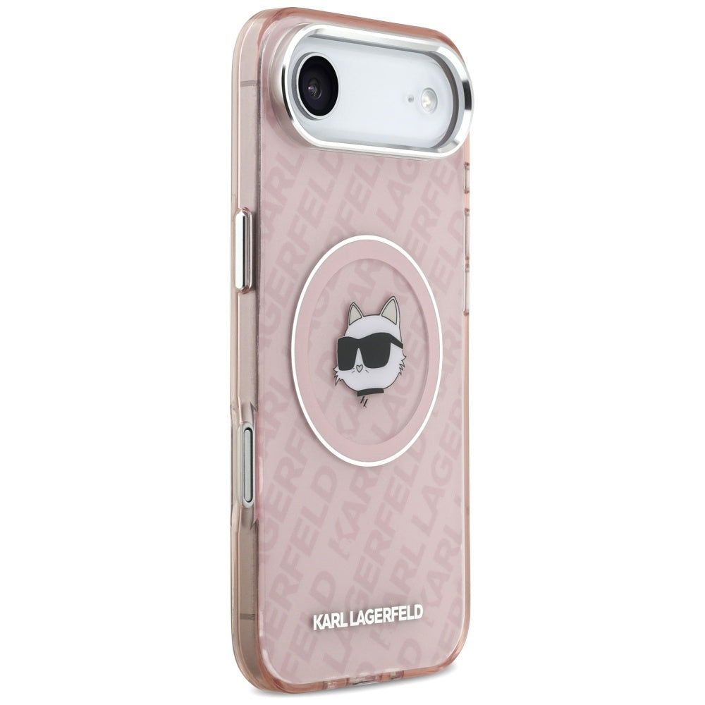 Funda MagSafe para Apple iPhone 17 Air, Karl Lagerfeld, IML Choupette's Head, Rosa.