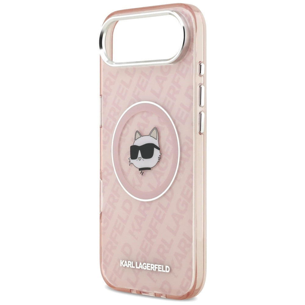 Funda MagSafe para Apple iPhone 17 Air, Karl Lagerfeld, IML Choupette's Head, Rosa.