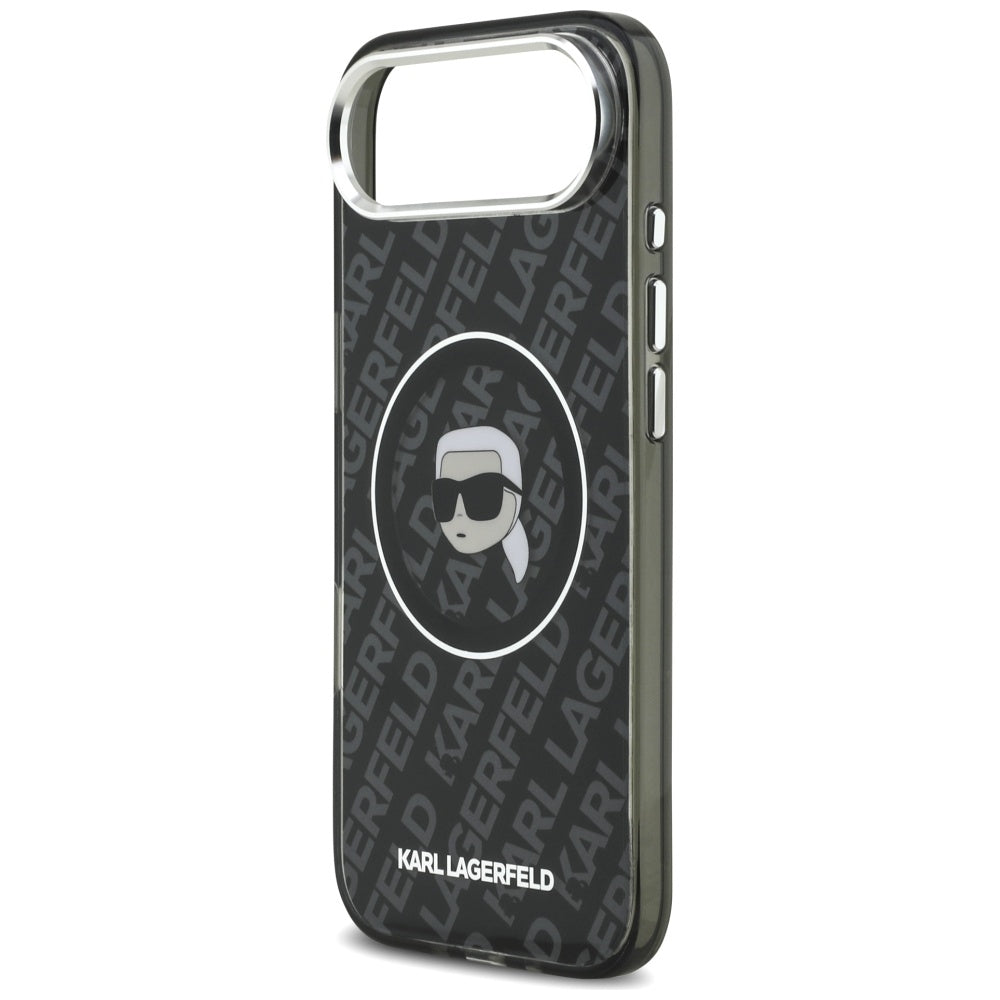 Funda MagSafe para Apple iPhone 17 Air, Karl Lagerfeld, IML Karl's Head, Negra