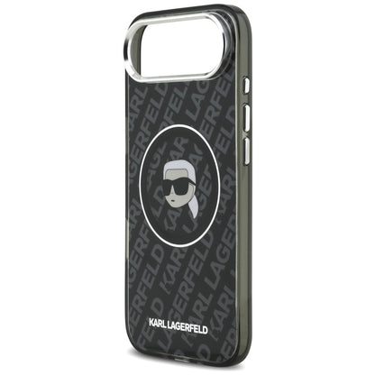 Funda MagSafe para Apple iPhone 17 Air, Karl Lagerfeld, IML Karl's Head, Negra