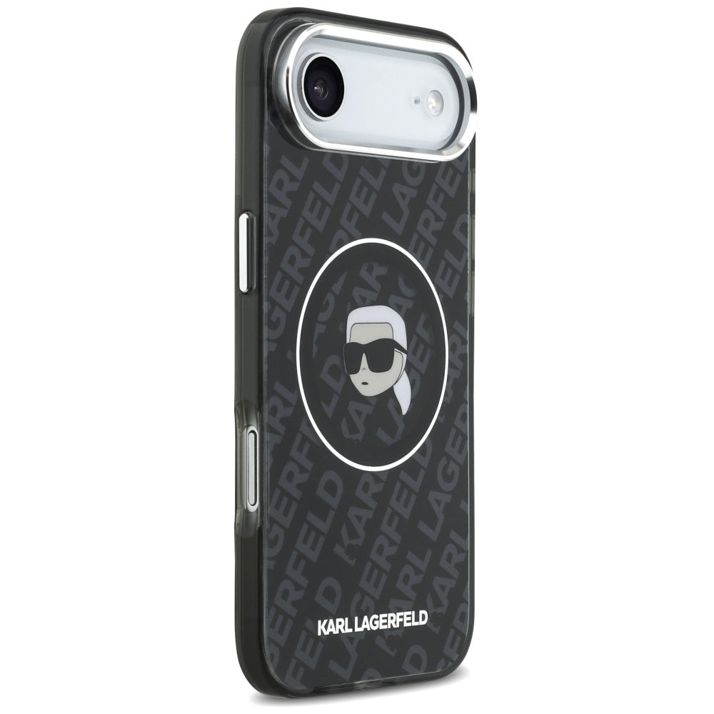 Funda MagSafe para Apple iPhone 17 Air, Karl Lagerfeld, IML Karl's Head, Negra