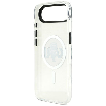 Funda MagSafe para Apple iPhone 17 Air, Karl Lagerfeld, IML Sketch Logo Karl, Transparente