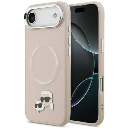 Funda MagSafe para Apple iPhone 17 Air, Karl Lagerfeld, Karl & Choupette Pins, Rosa
