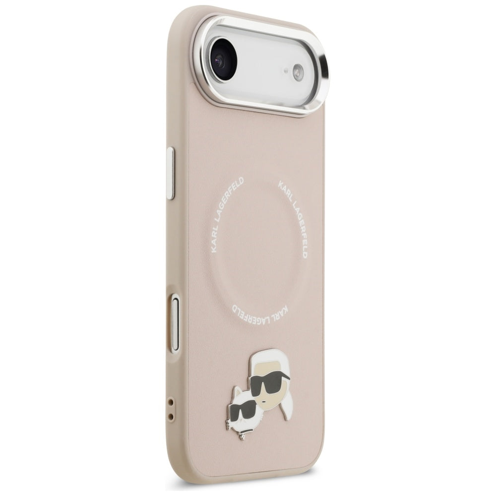 Funda MagSafe para Apple iPhone 17 Air, Karl Lagerfeld, Karl & Choupette Pins, Rosa