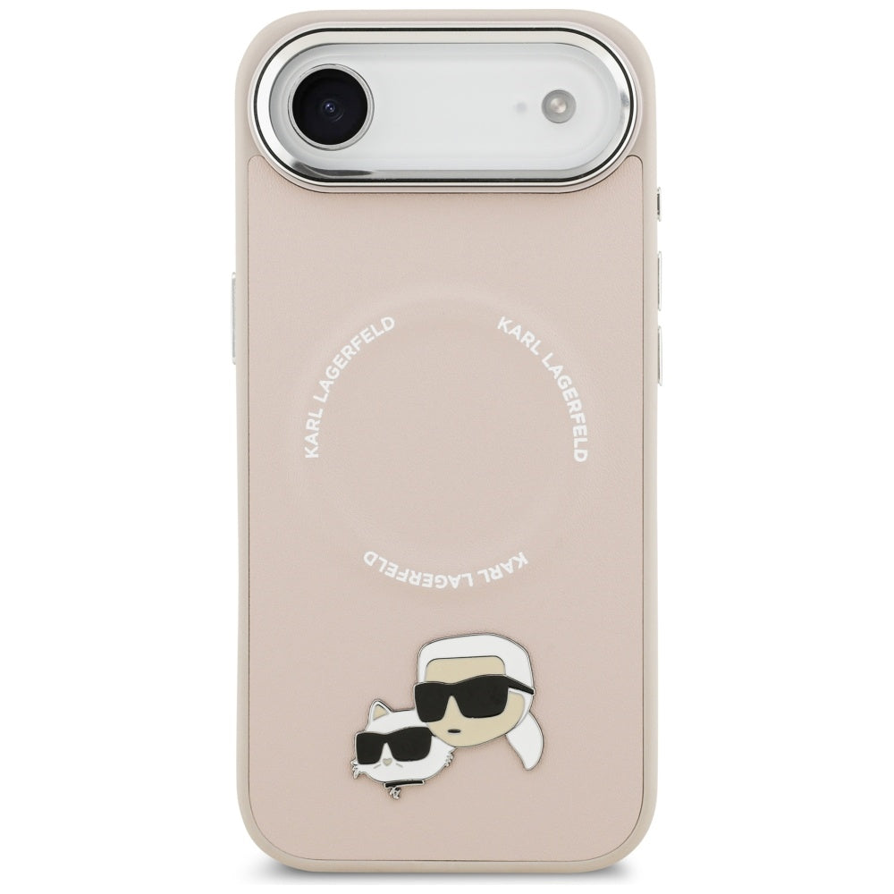 Funda MagSafe para Apple iPhone 17 Air, Karl Lagerfeld, Karl & Choupette Pins, Rosa