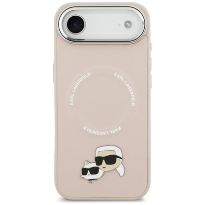 Funda MagSafe para Apple iPhone 17 Air, Karl Lagerfeld, Karl & Choupette Pins, Rosa