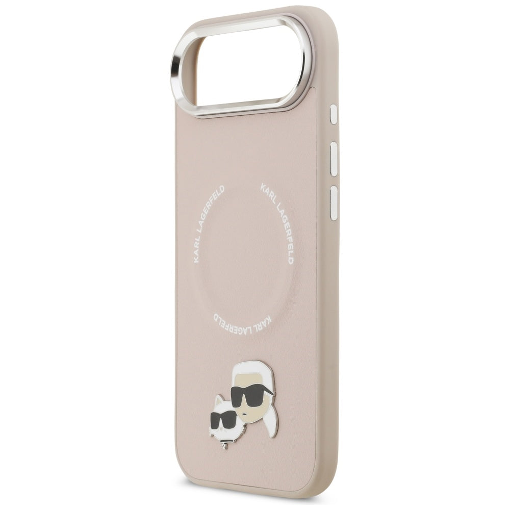 Funda MagSafe para Apple iPhone 17 Air, Karl Lagerfeld, Karl & Choupette Pins, Rosa