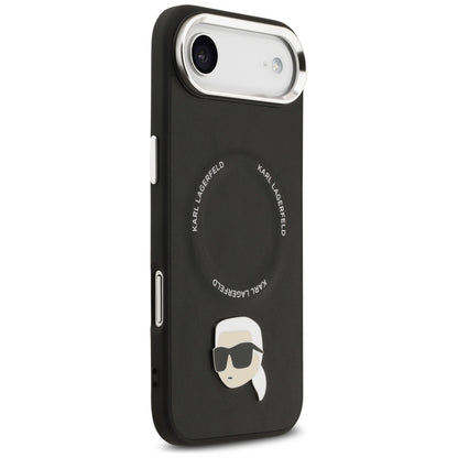 Funda MagSafe para Apple iPhone 17 Air, Karl Lagerfeld, Karl Pin, Negra
