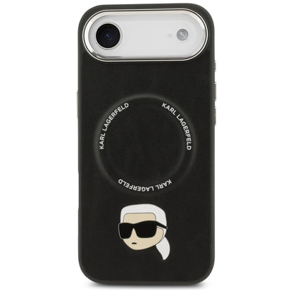 Funda MagSafe para Apple iPhone 17 Air, Karl Lagerfeld, Karl Pin, Negra