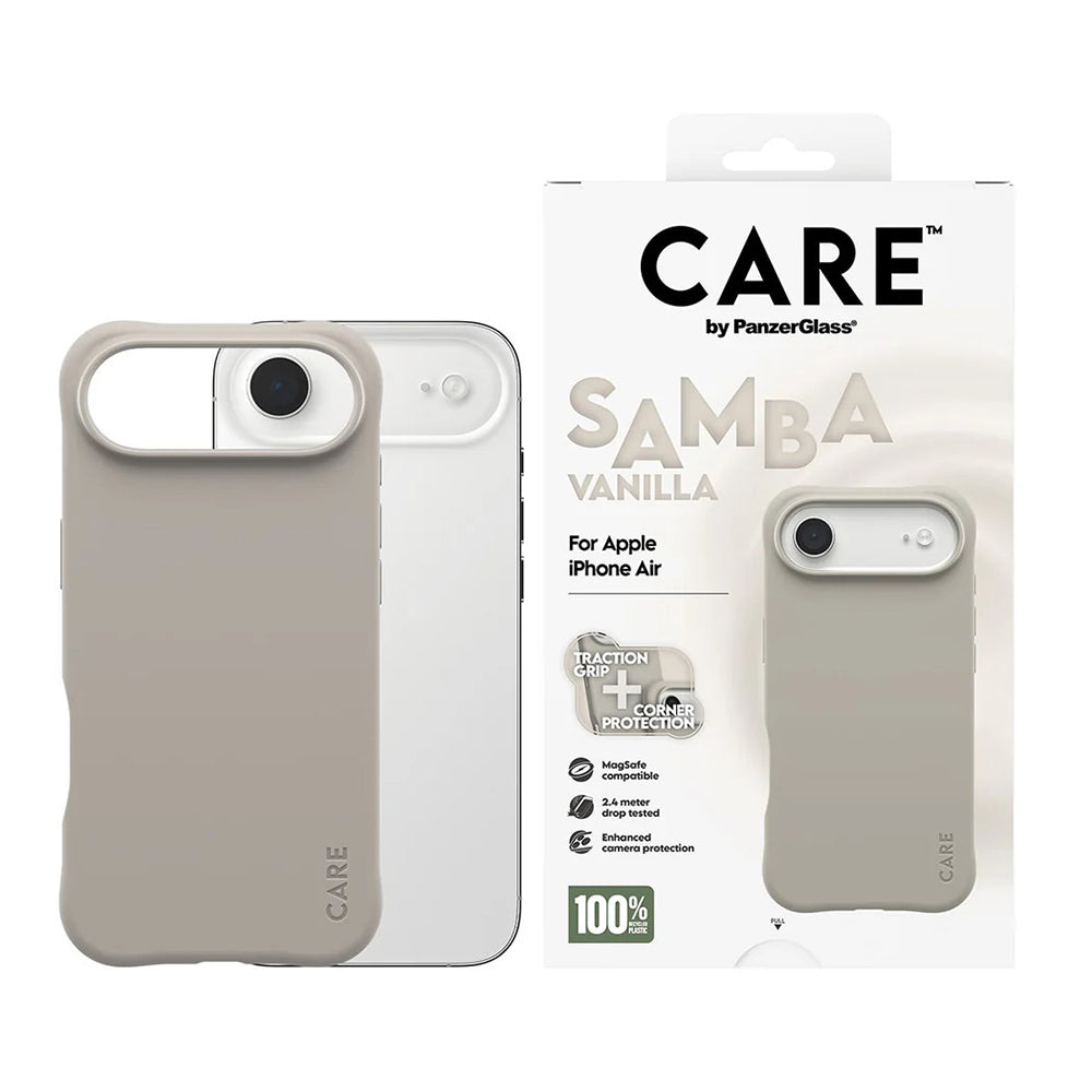Funda MagSafe para Apple iPhone 17 Air, PanzerGlass, Care Fashionable, Beige