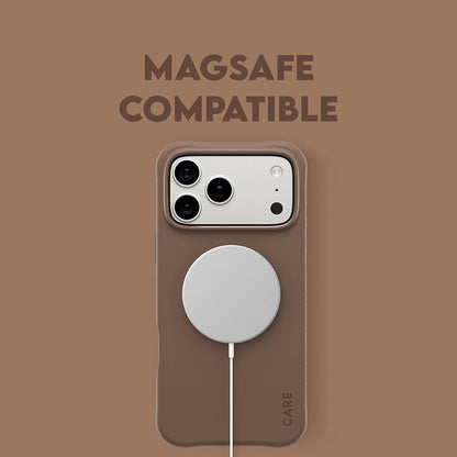 MagSafe Case for Apple iPhone 17 Air, PanzerGlass, Fashionable Care, Brown