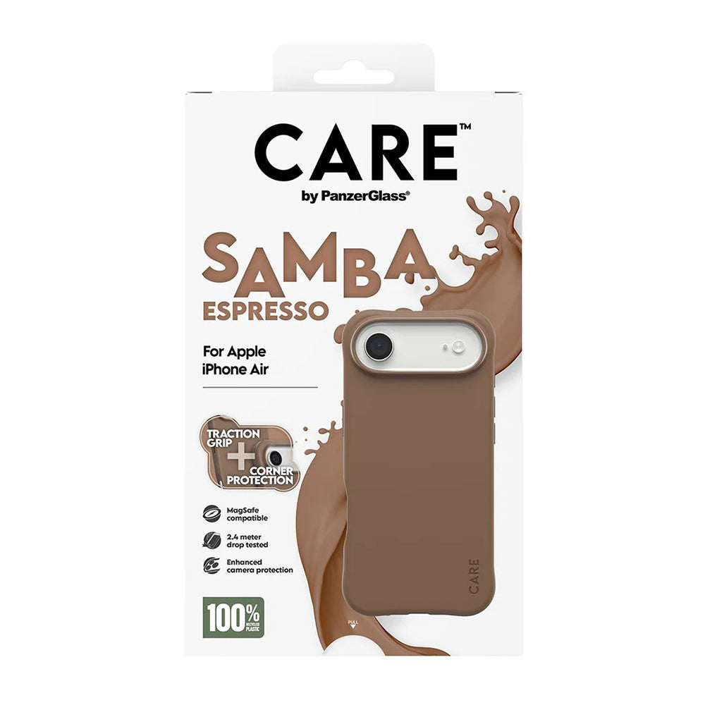 MagSafe Case for Apple iPhone 17 Air, PanzerGlass, Fashionable Care, Brown