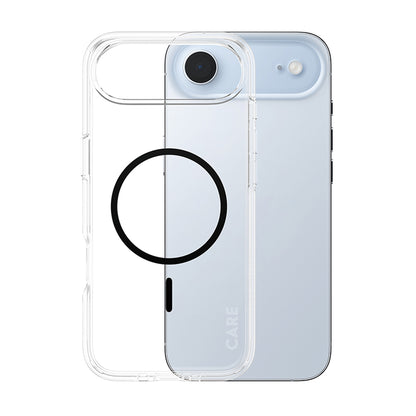 Funda MagSafe para Apple iPhone 17 Air, PanzerGlass, Care Urban Explorer, Transparente Negra