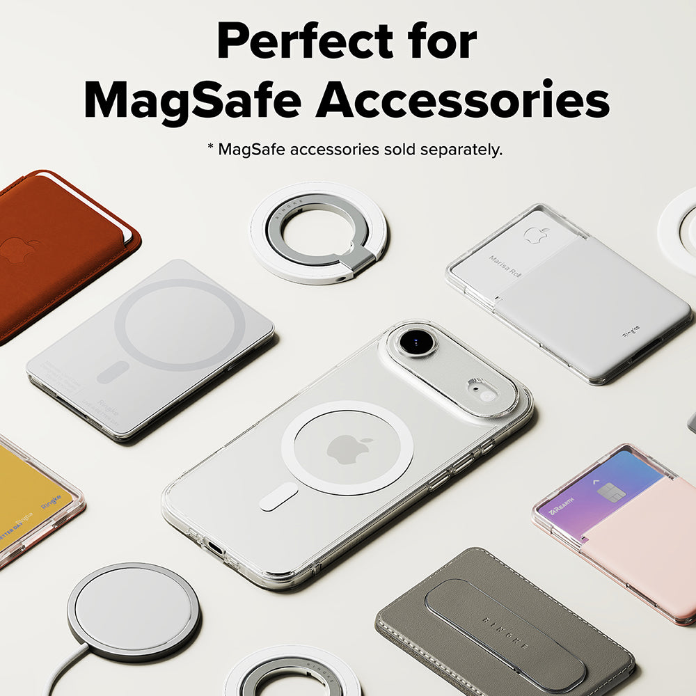 Funda MagSafe para Apple iPhone 17 Air, Ringke, Fusion, Transparente
