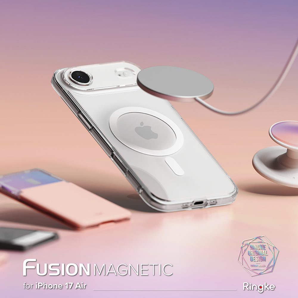 Funda MagSafe para Apple iPhone 17 Air, Ringke, Fusion, Transparente