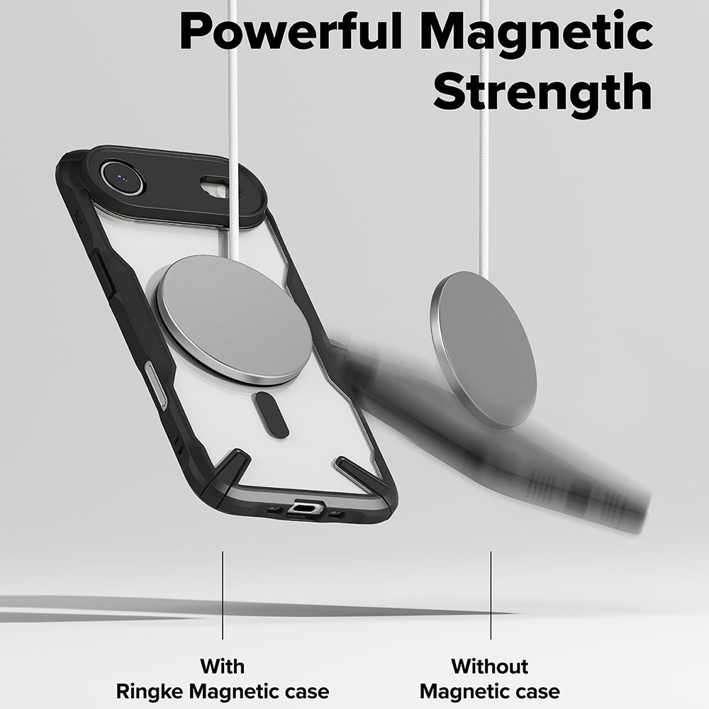 Funda MagSafe para Apple iPhone 17 Air, Ringke, Fusion X, Negra